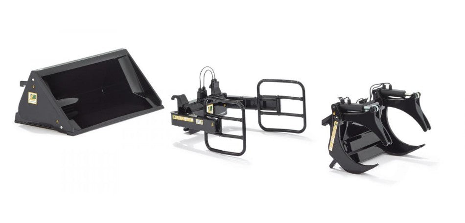 Accessori Frontali X Trattori Black Set A – Wiking 1:32