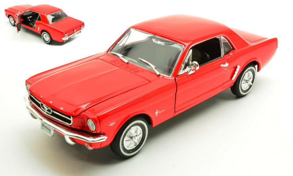 Ford Mustang Coupe' 1964 Red – Welly 1:24
