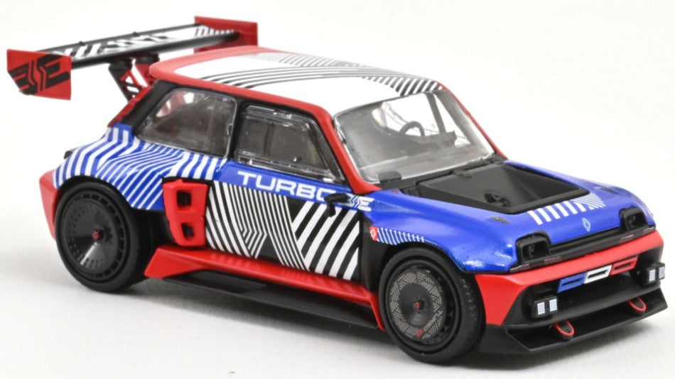 Renault Concept R5 Turbo 3E E-tech 100% Electric 2023 Blue & Red – Norev 1:43