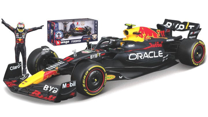 Red Bull RB19 N.11 Sergio Perez 2023 With Figure – Burago 1:24