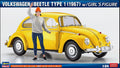 VW Kafer Typ 1 1967 W/girl's Figure Kit – Hasegawa 1:24