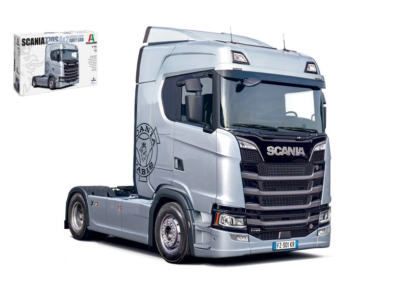 Scania S770 4x2 Normal Roof "grey Cab" Kit – Italeri 1:24