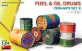 Fuel & Oil Drums 1930-50’s Set 2 Kit – Miniart 1:24