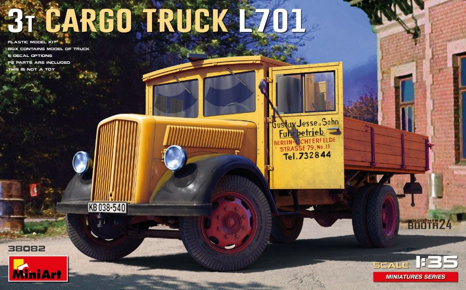 3T Cargo Truck L701 Kit – Miniart 1:35