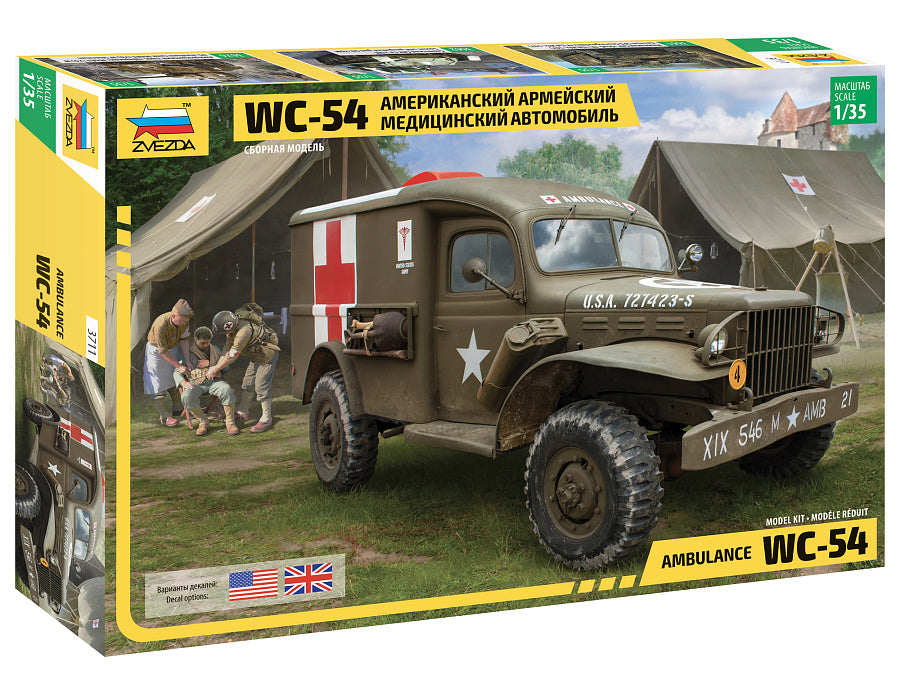 WC-54 U.S. Military Ambulance Kit – Zvezda 1:35