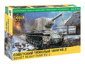 KV-2 Heavy Soviet Tank WWII Kit – Zvezda 1:72