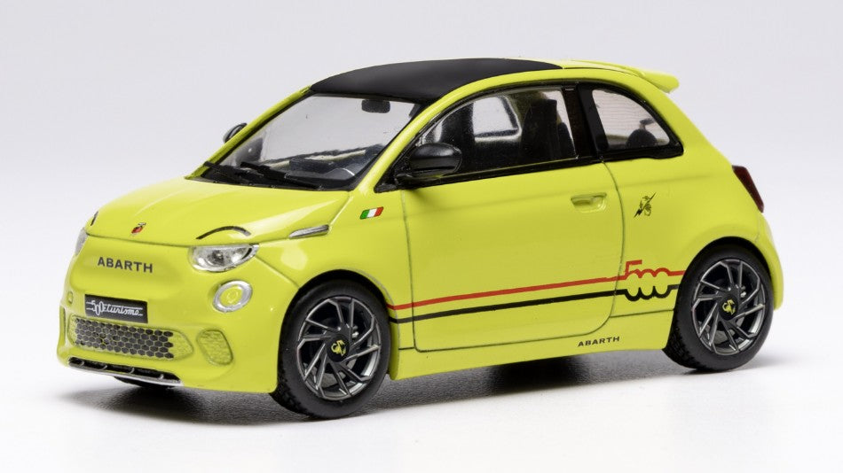 Fiat 500e Abarth 2024 Yellow – Ixo Model 1:43