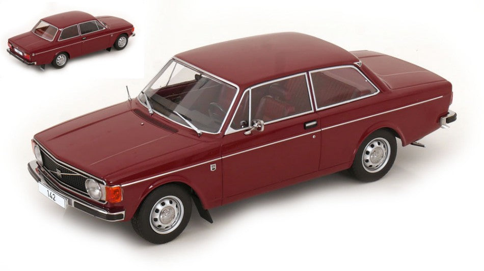 Volvo 142 1973 Dark Red – ModelCarGroup 1:18