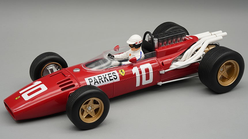 Ferrari 312 F1 N.10 Nurburgring GP 1966 M.PARKES C/vetrina E Pilota – Tecnomodel 1:18