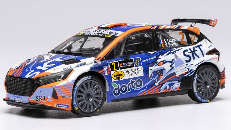 Hyundai i20 N N.2 RALLY2 Ypres 2024 Lefebvre-portier – Ixo Model 1:43