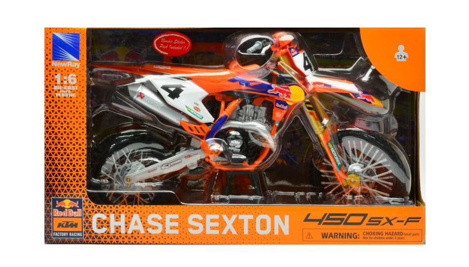 Ktm 450 Sx-f Red Bull N.4 Chase Sexton – New Ray 1:6