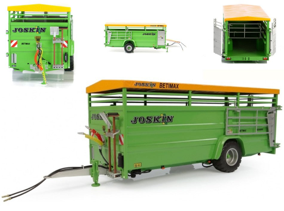 Rimorchio Trasporto Animali Joskin Betimax Rds G 6000 Green Version – Universal Hobbies 1:32