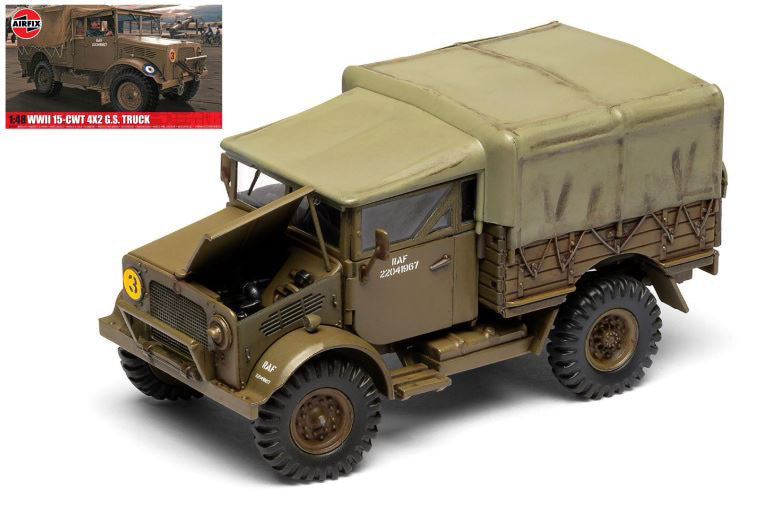 WWII RAF 15-cwt 4x2 G.S. Truck Kit – Airfix 1:48
