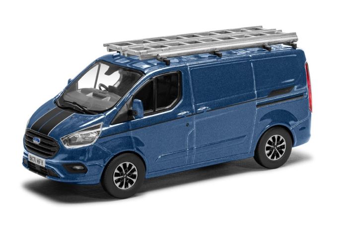 Ford Transit Custom Sport Blue Metallic – Vanguards 1:43