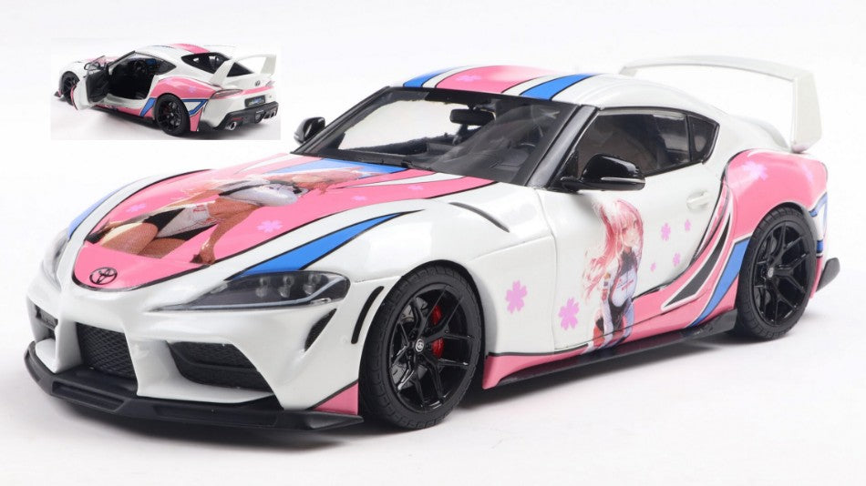 Toyota Supra Gr Itasha Solido Works 2024 White/pink – Solido 1:18