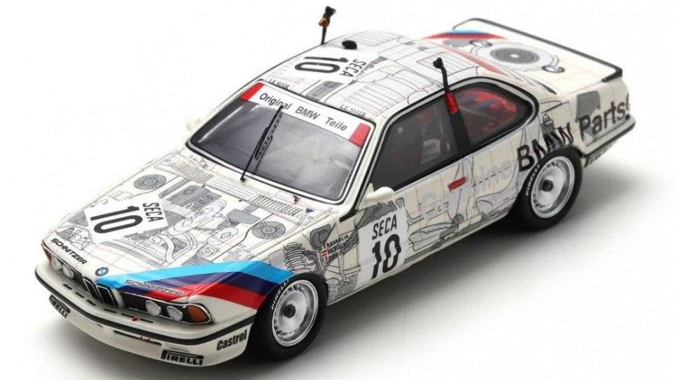 BMW 635 Csi N.10 24 H Spa 1986 E.PIRRO-R.RAVAGLIA-G.BERGER – Spark Model 1:43