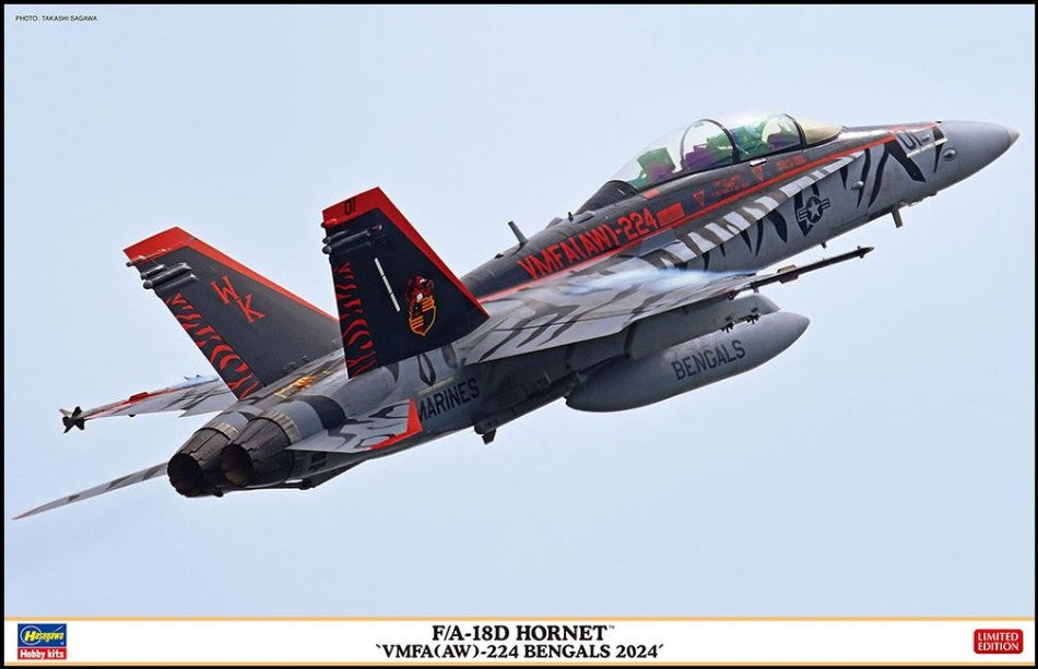 F/A-18D Hornet Vmfa 224 Bengals 2024 Kit – Hasegawa 1:48