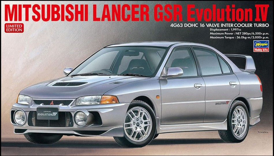 Mitsubishi Lancer Gsr Evo Iv Kit – Hasegawa 1:24