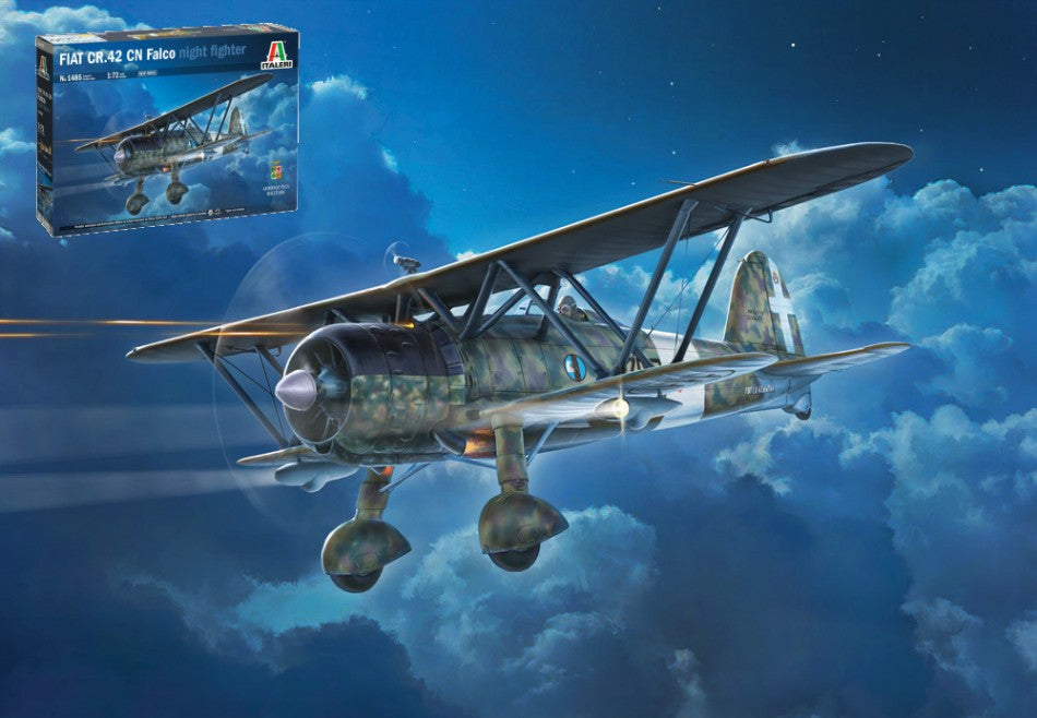 Fiat Cr.42 Cn "Falco" Night Fighter Kit 1:72 – Italeri
