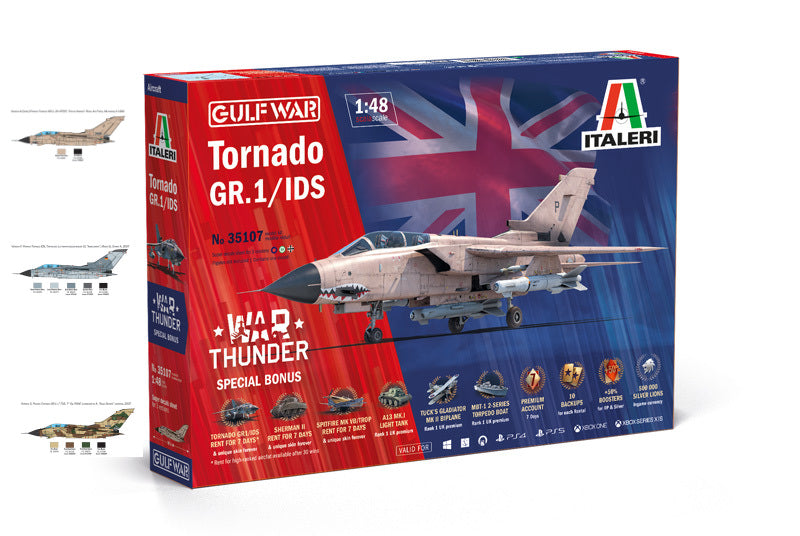 Tornado Gr.1/Ids War Thunder 3 Versions Decals Kit 1:48 – Italeri