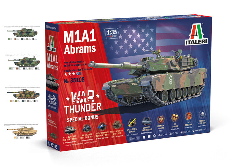 War Thunder M1A1 Abrams Kit – Italeri 1:35