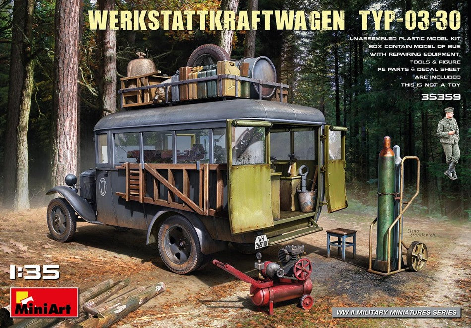 Werkstattkraftwagen TYP-03-30 Kit – Miniart 1:35