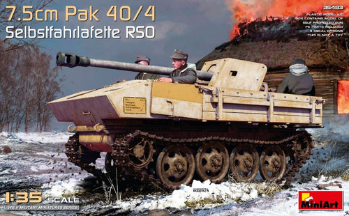 7,5 Cm Pak 40/4 Auf Gep.selbstfahrlafette Rso Kit – Miniart 1:35