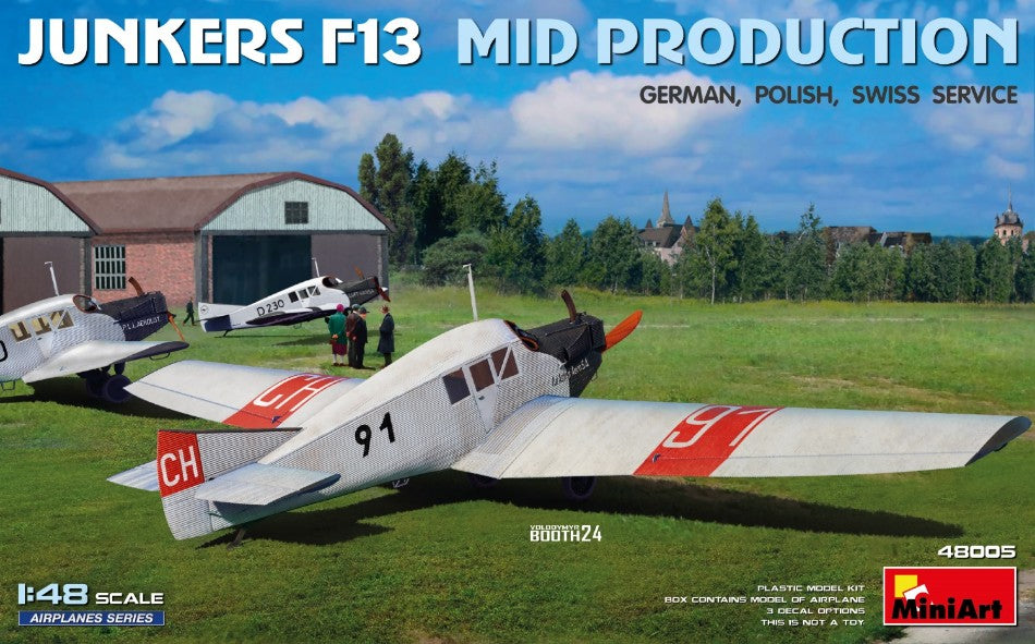 Junkers F13 Mid Prod.polish Swiss Service Kit – Miniart 1:48