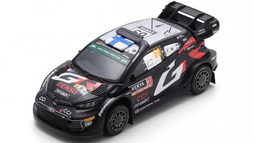 Toyota Yaris N.69 Winner Safari Rally 2024 K.ROVANPERA-J.HALTTUNEN – Spark Model 1:43
