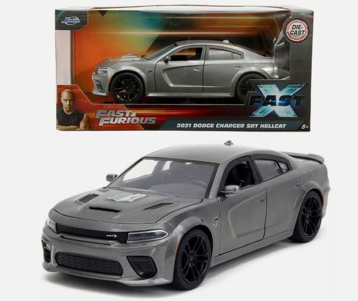 Dodge Charger 2021 Fast & Furious Fast X Dark Grey – Jada Toys 1:24