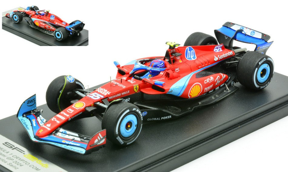 Ferrari SF-24 N.55 5th Miami GP 2024 C.SAINZ – Looksmart 1:43
