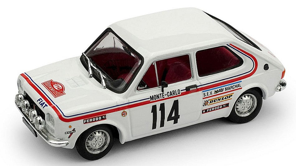Fiat 127 N.114 Abandon Rally Monte Carlo 1973 Dongues-Saulies 1:43 – Brumm