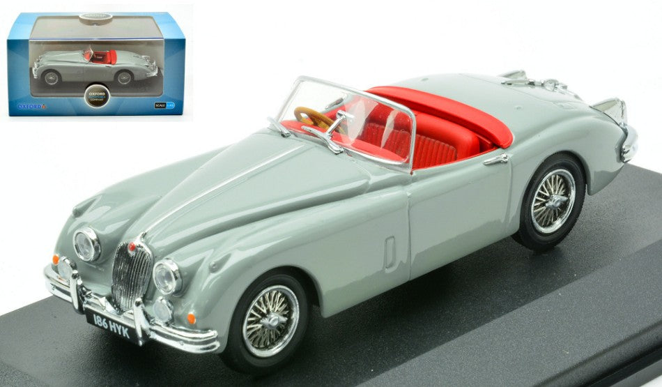 Jaguar XK150 Roadster Grey – Oxford 1:43