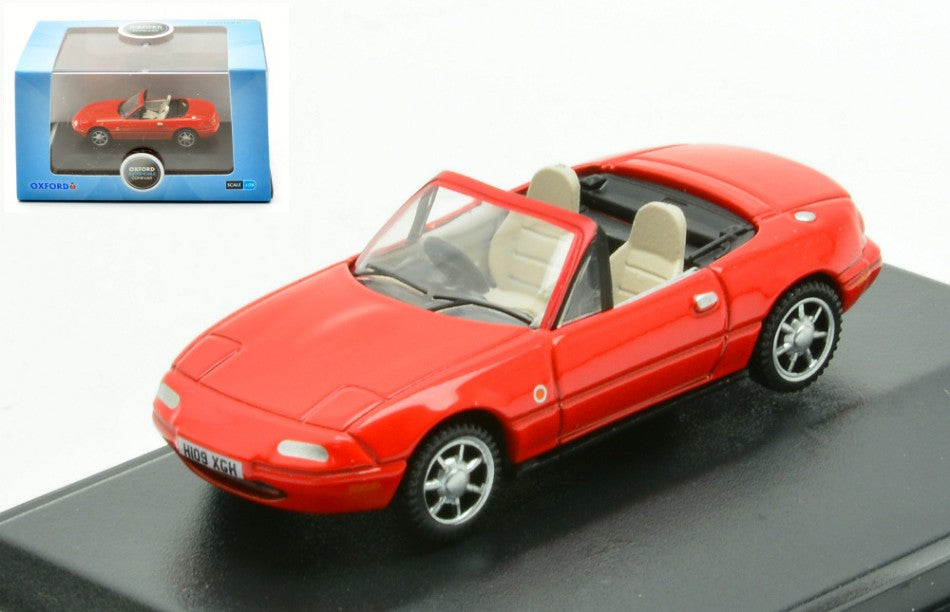 Mazda MX5 Mk1 Open Red – Oxford 1:76