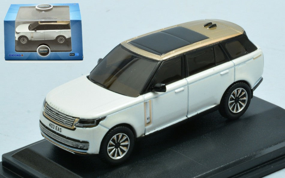 Range Rover L460 Lwb Sv White/bronze Roof – Oxford 1:76