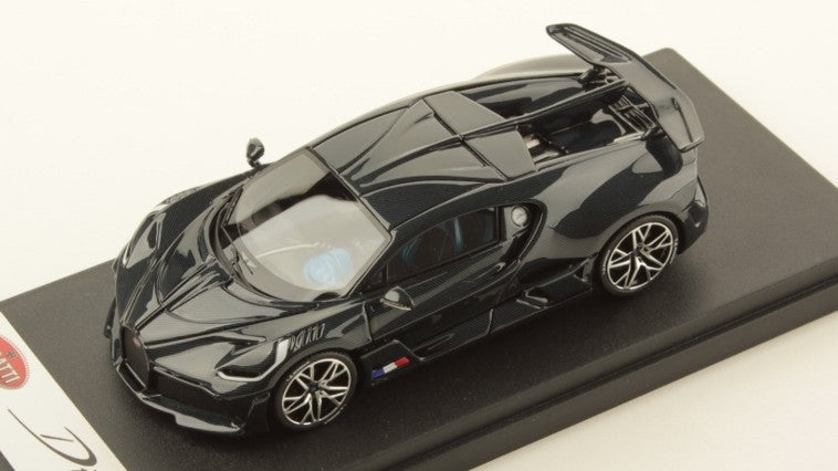 Bugatti Divo Glossy Carbon Blue – Looksmart 1:43