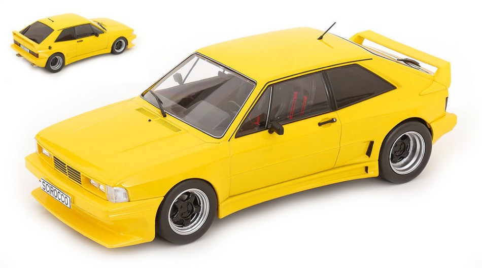 VW Scirocco Rieger Gto 1980 Yellow – ModelCarGroup 1:18