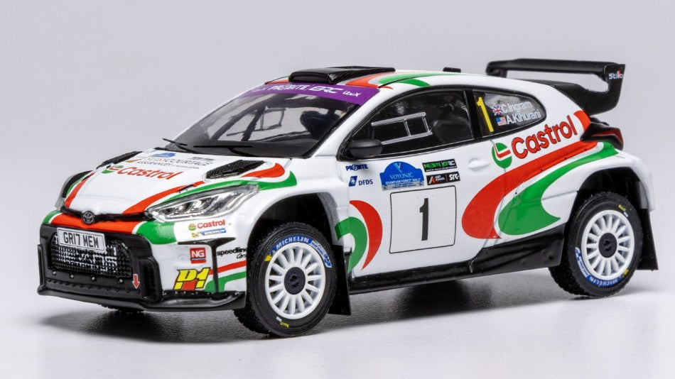 Toyota Gr Yaris RALLY2 N.1 Voyonic Grampian Forest 2024 Ingr.-kihur. – Ixo Model 1:43