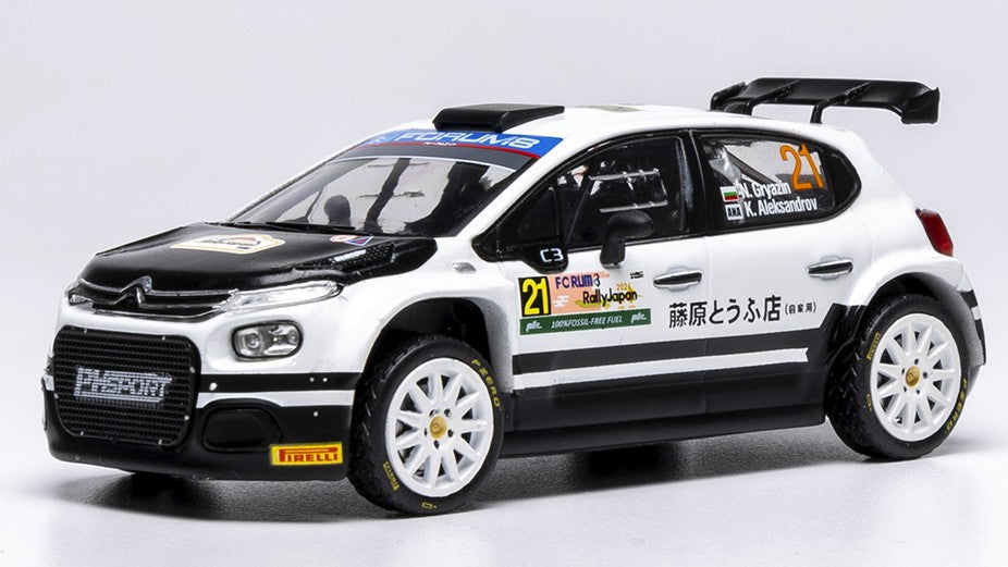 Citroen C3 N.21 RALLY2 Japan 2024 Gryazin-aleksandrov – Ixo Model 1:43