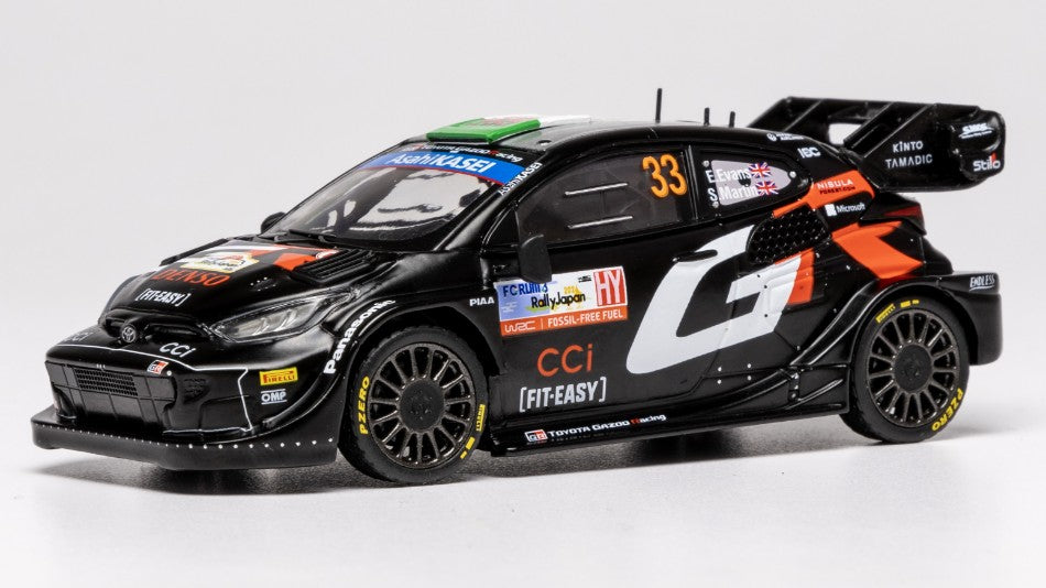 Toyota Gr Yaris N.33 RALLY1 Japan 2024 Evans-martin – Ixo Model 1:43