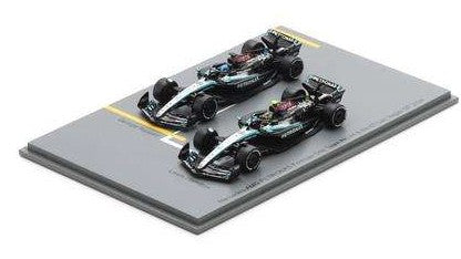 Mercedes F1 N.44 & N.63 Las Vegas GP 2024 G.RUSSELL & L.HAMILTON – Spark Model 1:64