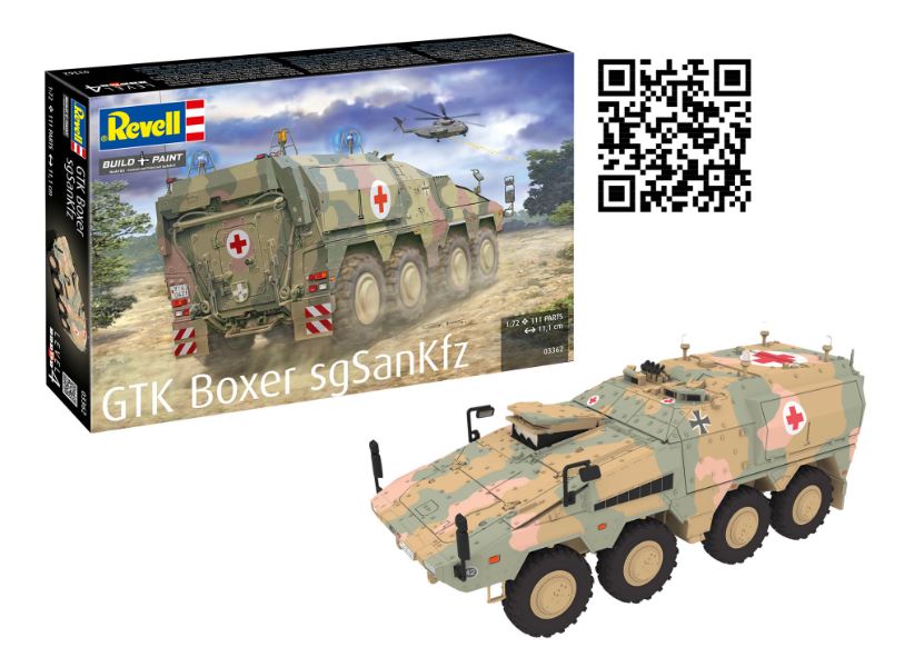 Gtk Boxer Sqsankfz Kit – Revell 1:72