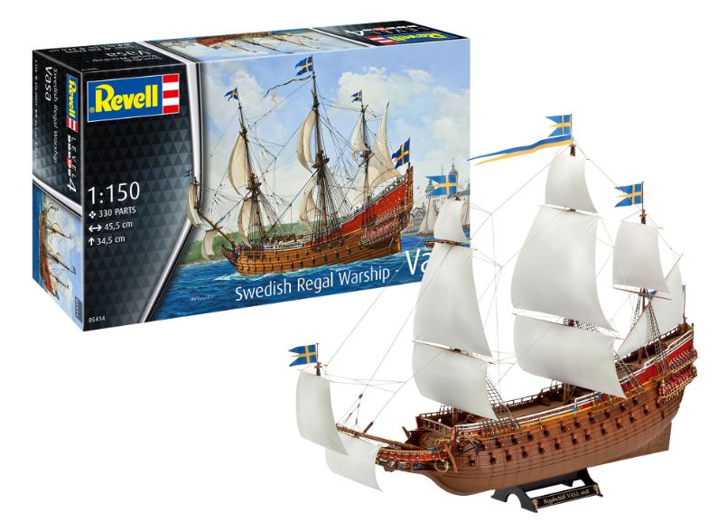 Swedish Regal Ship Vasa Kit – Revell 1:150