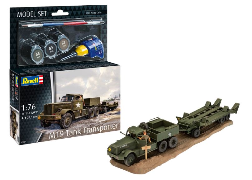 Model Set M19 Tank Transporter Kit – Revell 1:76