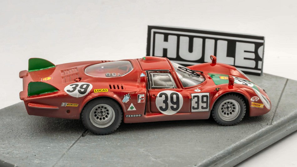 Alfa Romeo 33.2 N.39 24 H Le Mans 1968 Ignazio Giunti Diorama – Best Model 1:43