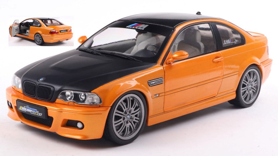 BMW E46 M3 Coupe Solido Works 2000 arancione 1:18 – Solido