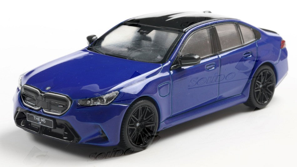 BMW G90 M5 Sedan 2024 Marina Bay Blue – Solido 1:43