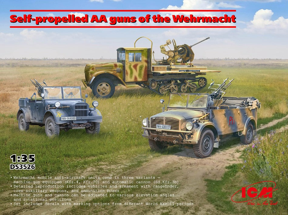 Self Propelled Aa Guns Of The Wermacht Kit – ICM 1:35