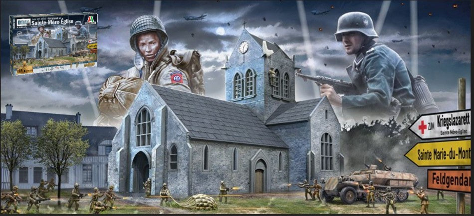 Battle Of Normandy Saint-mere-eglise 6 June 1944 Kit – Italeri 1:72
