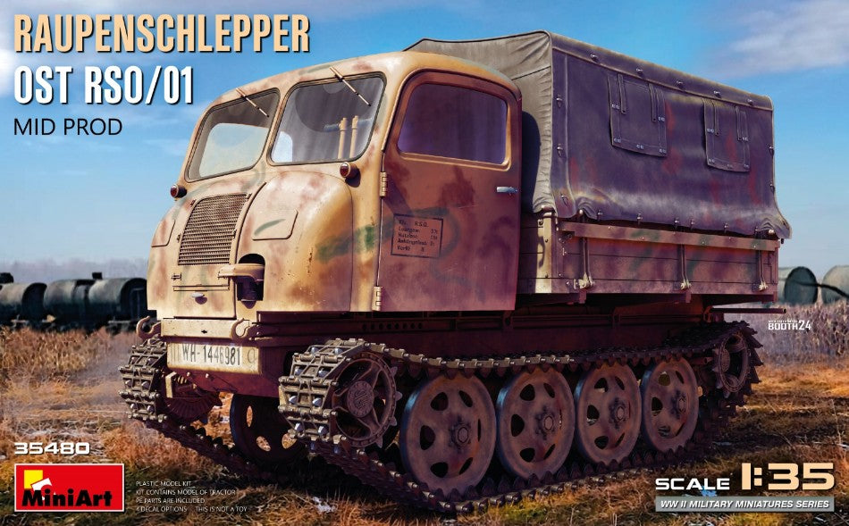 Raupenschlepper Ost RSO/01 Mid Prod.kit – Miniart 1:35